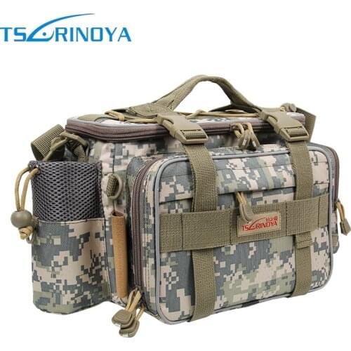 Tsurinoya Outdoor Fishing Bag Lure Bag Backpack 40*15*19cm 600D Multifunctional Canvas Bags With YKK zip