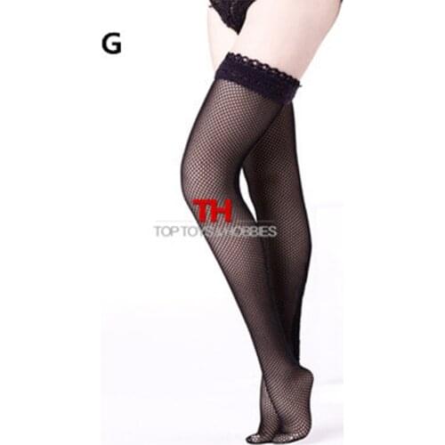 1/6 Scale Female Tight Jumpsuits Underpants Black Stocking Set Fit 12'' Seamless Body