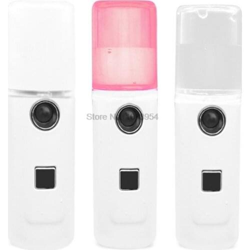 200pcs/lot USB Portable Nano Mist Sprayer Facial Body Moisturizing Nebulizer Steamer Mini Face Spray Beauty Instruments