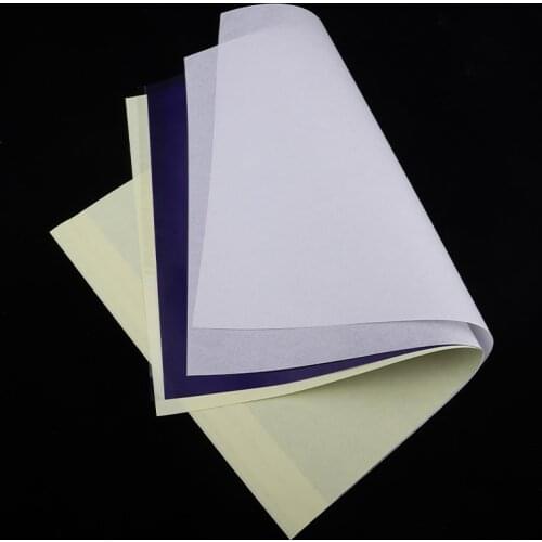 4 Layer Tattoo Transfer Paper A4 Size Thermal Stencil Tracking Papier 15PCS Carbon Copier Paper For Tattoo Supplies