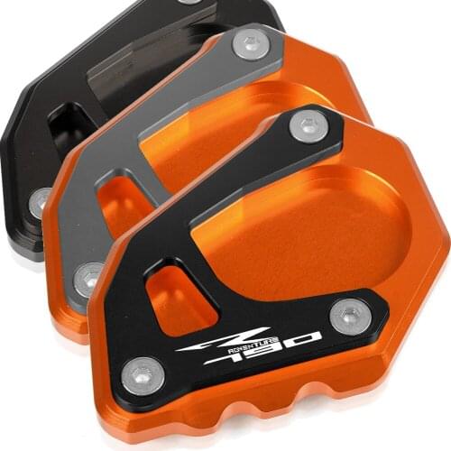 For 790 AdventureR 2019 790 Adventure R 2020 Motorcycle Aluminum Kickstand Side Stand Plate Pad Support Enlarge Extension