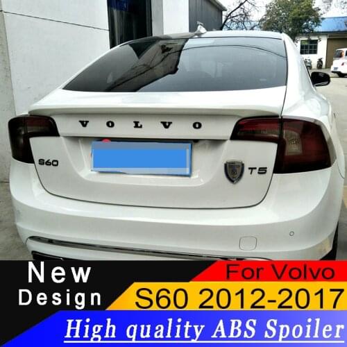 For Volvo MK II S60(134) 2012 2013 2014 2015 2016 2017 ABS Rear Wing S60 Cross Country Spoiler