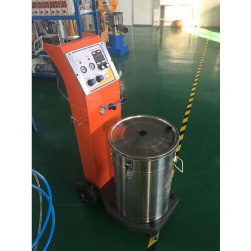 Electrostatic enamel powder coating machine with ceramic venturi tube parts very abrasion resistance
