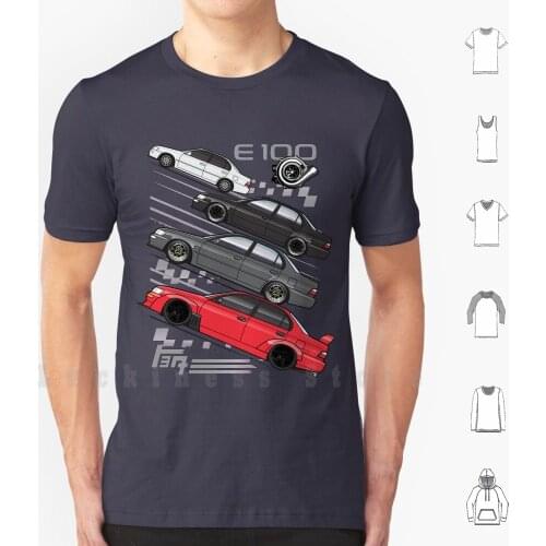 E100 Stances T Shirt 6xl Cotton Cool Tee Ae101 Ae102 E100 Corolla Sedan Fast Race Racing Drift Furious Car Jdm Japan Japanese