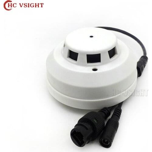 1080P 2MP Onvif P2P Audio Network NVR Mini Pinhole Surveillance Camera Smoke Detector ip Camera