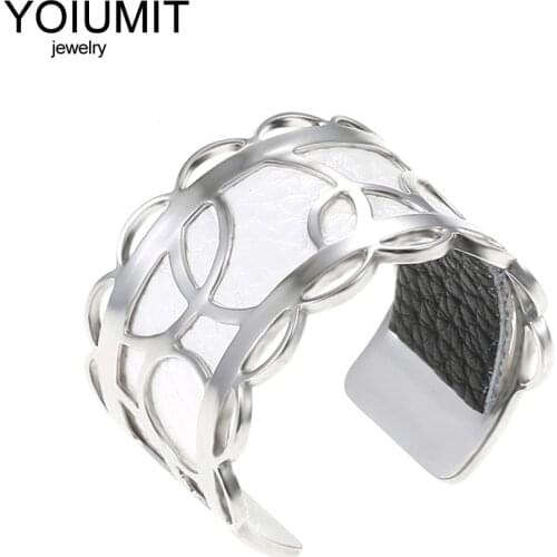 Cremo stainless steel rings Minimalist Design Finger Rings For Women Jewelry Adjustable France Argent Rings Bague Female Gift