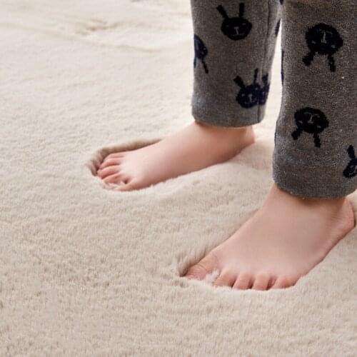 Faux Rabbit Fur Carpet Plush Shaggy Large Rug for Living Room Baby Bedroom Carpets Kids Room Home Floor Mats tapete customized