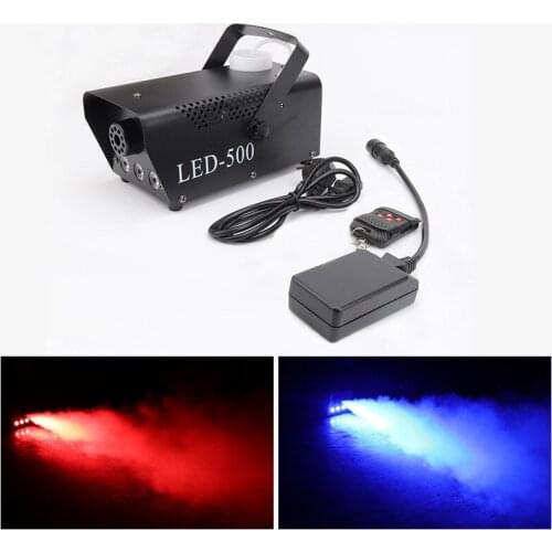 RGB LED 500W fog machine remote control lighting Dj stage flue throwing colorful blowtorch cold shooting disco DJ wedding