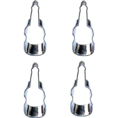 Mini Violin shape 4 piece biscuit cutting molds, baking tools, cake decorating soft candy tools