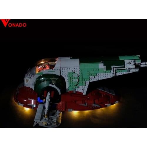 Led Light Set for 75060 Star Ucs Slave No.1 05037 Building Blocks Bricks Toys (only Light+battery Box)