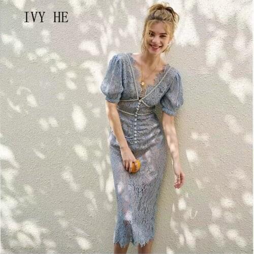 OULA`F Blue Summer Dresses