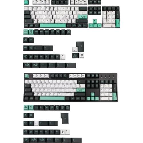 135-Key Plastic Garden Theme Keycaps Keyset Switches DIY Keyboard Accessories for Cherry for BOX 68 72 87 98 keys Gaming