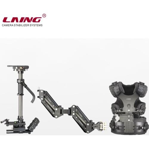 LAING Master 4-23kg weight bear carbon fiber Video camcorder Steadicam stabilizer Steadycam photography Vest Dual Support Arm