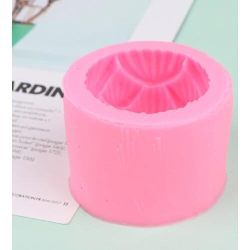 Aromatherapy Silicone Mold 3D Lotus Flower Shape Soap Cake Decoration Supplies