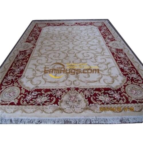 Old French carpet baroque soft five-star Hotel Renaissance handmade knotted carpet Classical