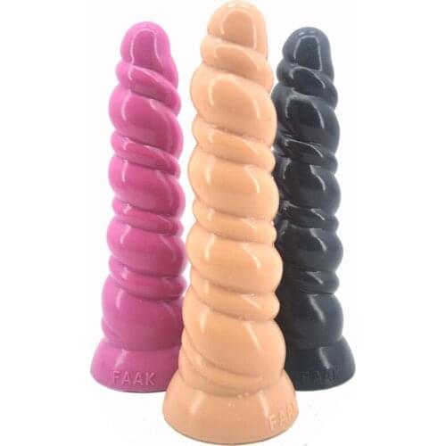 Unisex! Screw Type Big Anal Plug For Female Masturbation Male Prostate Massage Anal Dilator Gay Sex Toys Adult Products Sex Shop