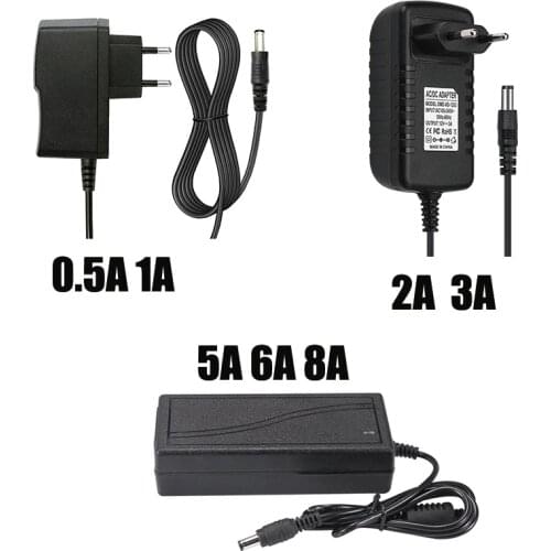 AC 110-240V DC 3V 5V 6V 9V 12V 15V 24V 0.5A 1A 2A 3A 5A 6A 8A Universal Power Adapter Supply Charger adapter Eu Us for LED light