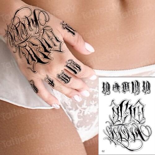 Hand tattoo rose henna stickers temporary tattoo sticker roses hand tattoo stickers flower waterproof fake tatoo finger sheet