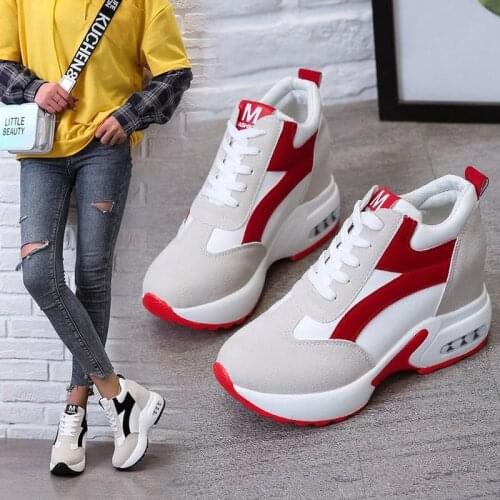 Women sneakers shoes for women Platform Shoes Breathable Height Increasing Shoes Trainers Sneakers Woman zapatillas mujer 2020