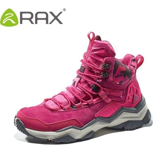 RAX Women Hiking Boots Waterproof Trekking Shoes Lightweight Mountain Climbing Boots Antislip Outdoor Sports Shoes Toursim