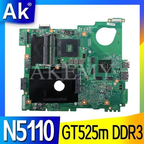 0MWXPK MWXPK For DELL Inspiron 15R N5110 Motherboard Main Board NVIDIA DDR3 0J2WW8 J2WW8 HM67 GT525m DDR3 PGA989