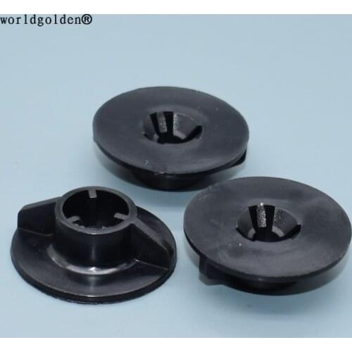 Worldgolden 100pcs plastic clip Used On The Hood for Toyota Hiace