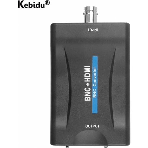 1080P BNC To HDMI-compatible Converter BNC Video Conversor Adapter Display For DVR Detector TV signal Converter with USB Cable