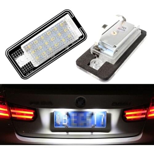 2x Audi led License Plate Light Canbus Number Lamp for A3 S3 Cabriolet 2008-2009 A5 S5 TTRS RS5 A8 S8 RS4 RS5 RS6 Q5 A4 S4 B6 B7