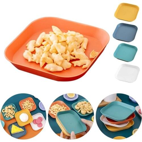3/4/5PCS Multifunctional Dinner Plates Flat Trays Spaghetti Dishware Tableware Dessert Salad Snack Holders Kitchen Home Supplies