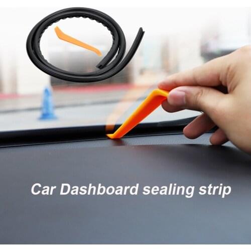 Car Rubber Soundproof Dustproof Sealing Strip For Ford Focus 2 Fiesta C4 C5 Skoda Octavia Rapid Superb Mondeo Kuga Citroen