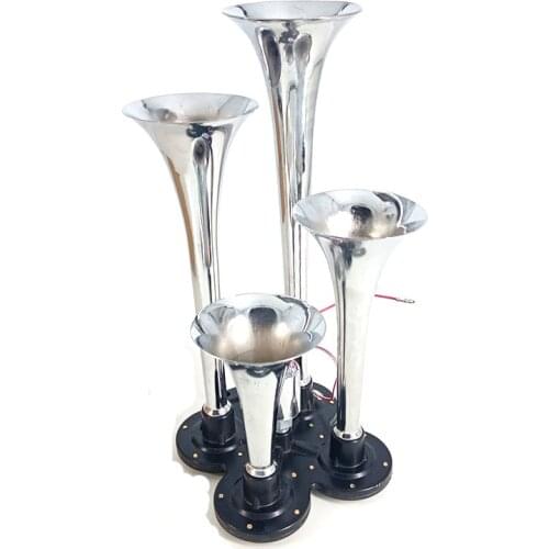Car Accessories New 12V/24 four-tube truck, truck, car, ship, modified air horn, siren, tweeter