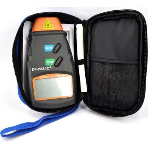 Large LCD Displaying Automatic Non Contact RPM Tach Tool Handheld Digital Laser Tachometer Tester Speedometer Speed Gauge