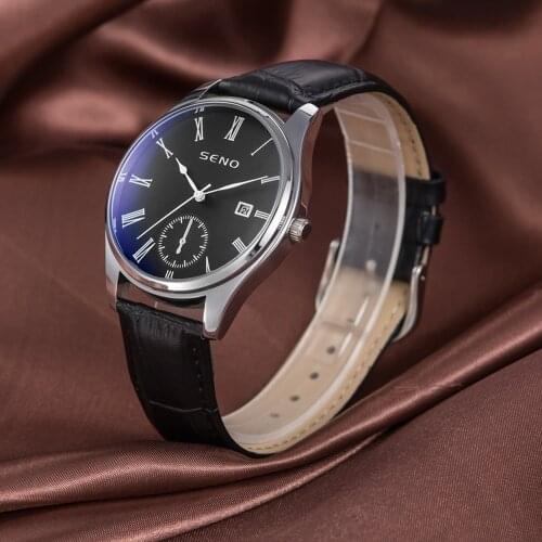 Korean version of simple couple watch fashion trend waterproof student sports quartz Women Fashion Casual Leather Belt Watches