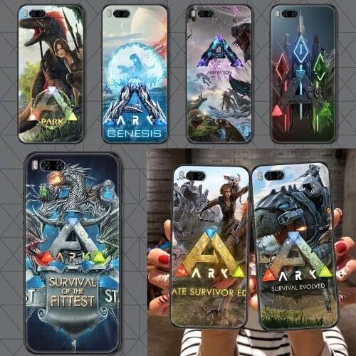 Game ARK Survival Evolved Phone case For Xiaomi Mi Max Note 3 A2 A3 8 9 9T 10 Lite Pro Ultra black tpu funda fashion bumper