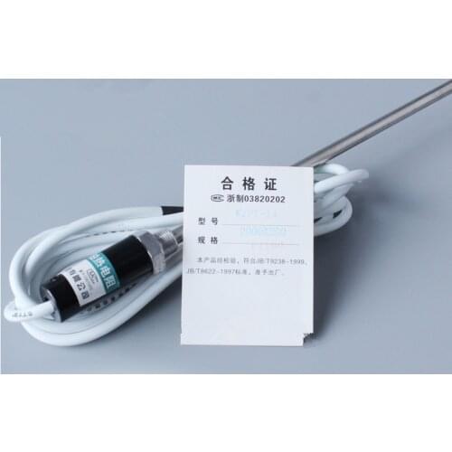 Free Ship 2pcs/lot 200mm rod 2M length PT100 Thermocouple 304 stainless steel Temperature probe temperature sensor