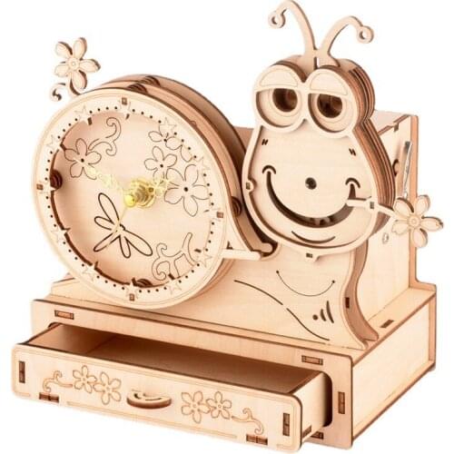 Childrens DIY creative three-dimensional wooden gear dollhouse ornaments crafts toys teaching aids