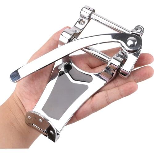 Jazz Guitar Tremolo V-ibrato B-ridge Tailpiece Portable Electric Guitar Parts Guitar Musical Instruments Tools of Guitar Tremolo