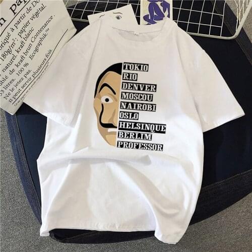 The House of Paper T Shirt New Money Heist Women La Casa De Papel Tshirt Funny Top Tee Fashion Female Clothes T-shirts