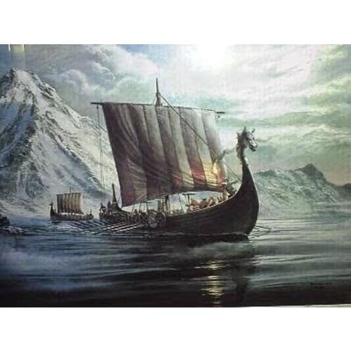 GATYZTORY Painting By Number Sailing Boat Night For Adults Drawing Handpainted Art Paint By Number Kits Home Decoration Diy Gift