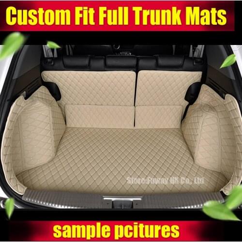 Good mats! Special car trunk mats for Ssangyong Rexton W 2014 durable waterproof luggage carpets for Rexton w 2015,Free shipping