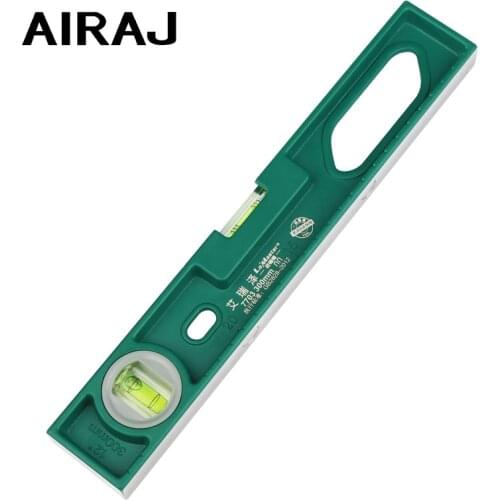 AIRAJ High Precision Spirit Level Magnetic High Bearing Ruler Lever Rustproof Horizontal Ruler Spirit Level Balance Ruler
