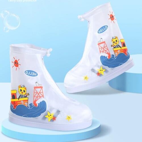 Navy Bird Boots For Girls