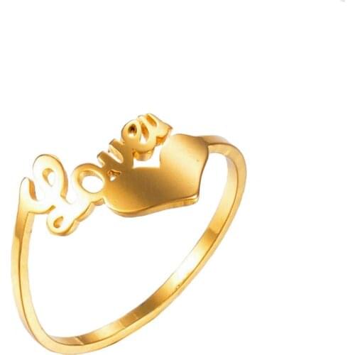 2020 New Stainless Steel Ring Fashion Lady Style Jewelry