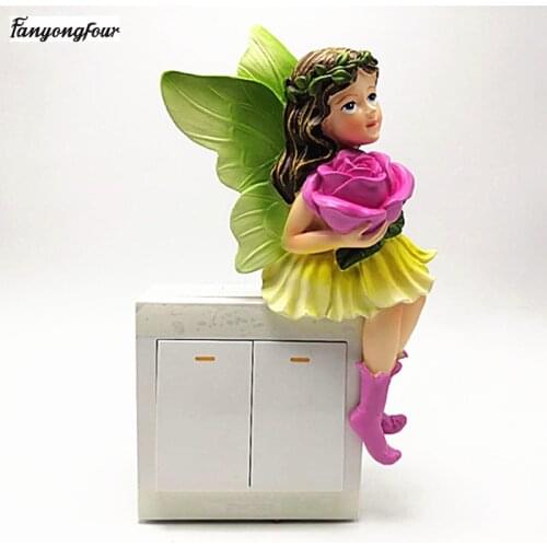 New! Creative Elite Silicone Mold Flower Fairy Shape Chocolate Cake Silicone Mold DIY Production Indoor Socket Decoration Tools