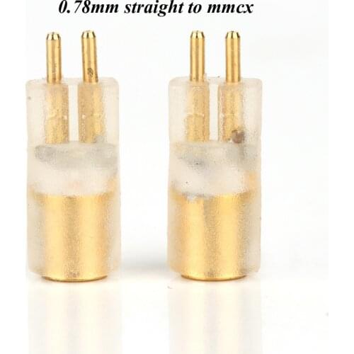 Pair hifi audio MMCX Converter 0.78MM Headset Converter Plug 0.78mm to mmcx hi-end mmcx to qdc