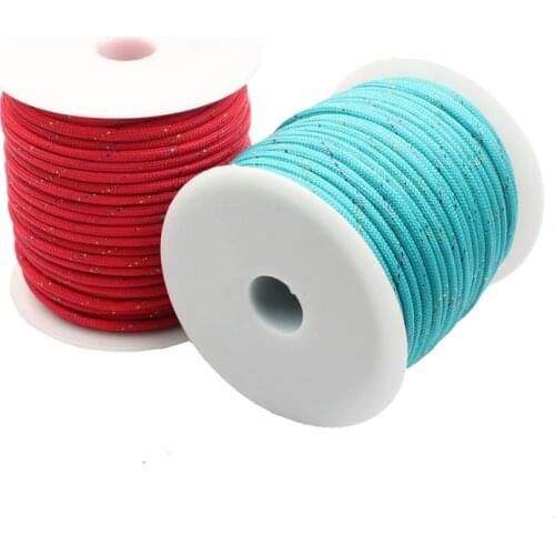 GEGEDA Rainbow 7 Strand Paracord 550 Parachute Cord Lanyard Rope paracord 100FT Climbing Camping survival equipment