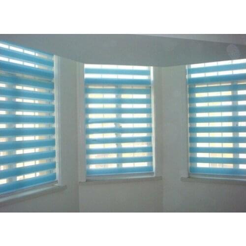 Popular zebra blinds/double-layer roller blinds/ready made curtain/curtain fabric curtain window curtain