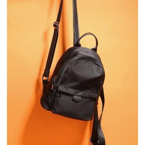 Backpacks Women Mini Solid Oxford Waterproof Bag Office Ladies Korean Simple Elegant All-match Bags Fashion Ulzzang Backpack