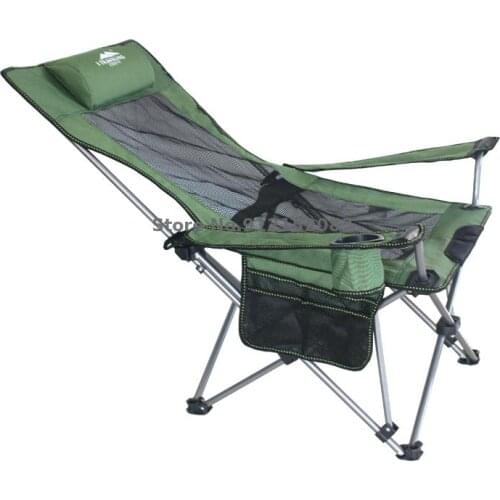 Outdoor Folding Chair, Fishing Stool, Balcony Chair, Portable Beach Lunch Bed, Ultra Light Leisure Fishing Chair