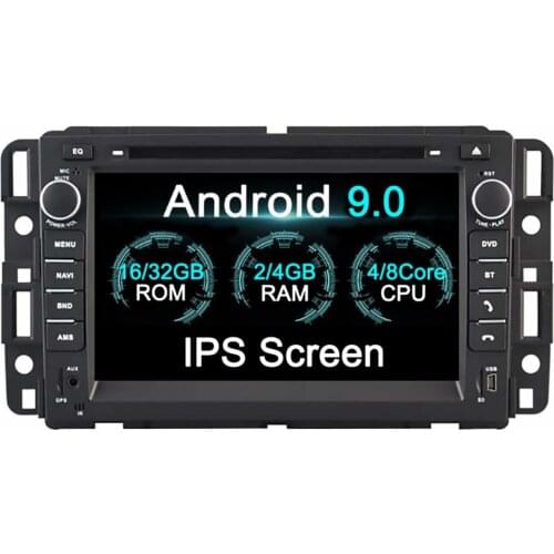 Eight Core Android 9.0 Car DVD Multimedia Player For Chevrolet Tahoe Traverse BUICK Enclave GMC HUMMER GPS Canbus BT Radio TPMS